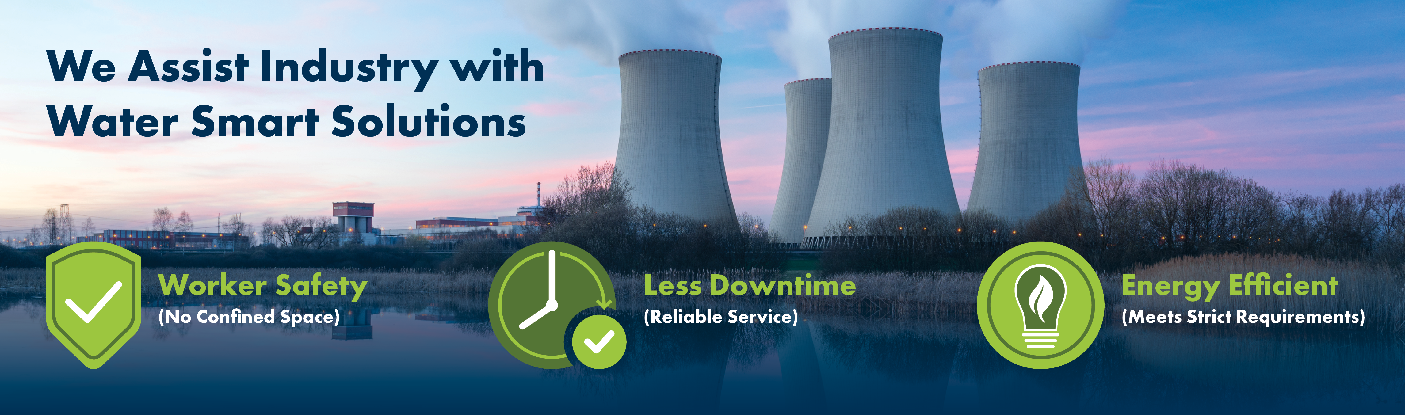 Industrial wastewater treatment and pump stations